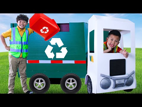 Kaden and Eric’s Trash Truck Breaks Down on the Job!