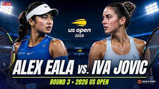 🔴LIVE SCORE!! 2026 OPEN Round 3 Alexandra Eala vs. Iva Jovic  #alexeala #ivajovic #usopen2026