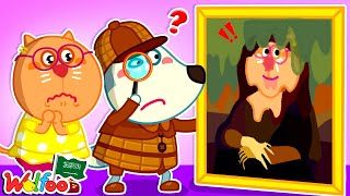 المحقق Wolfoo 🕵️‍♂️ | من الذي ألحق الضرر باللوحة؟ @wolfooinarabic