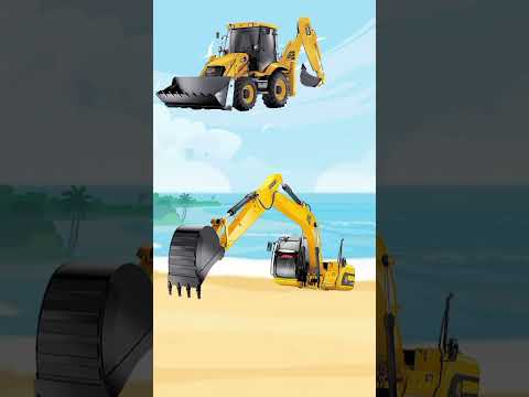 मेरे टायर कहा हे #viral #shorts #trending #cartoon #jcb #truck #viral #jcb