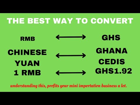 HOW TO CONVERT YUAN TO CEDIS (RMB TO CEDIS)