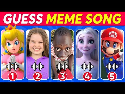 🎵🔥GUESS MEME & WHO'S SINGING🎤Salish Matter, MrBeast, Elsa, Lay Lay, King Ferran, Tenge Tenge