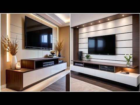 +100 Modern Living Room TV Unit Design Ideas 2024 TV Wall Cabinet| Home Interior Wall Decorations p2