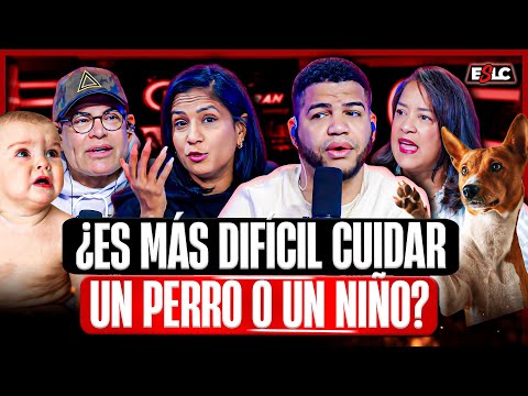 SE ARMA DISCUSIÓN POR DEBATE ¿QUÉ ES MÁS DIFÍCIL CUIDAR NIÑOS O LOS PERROS?