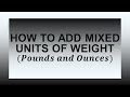 Weight Conversion and Calculation Problems