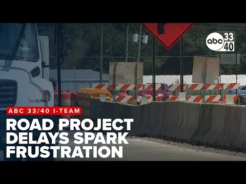 YouTube video thumbnail: Drivers Frustrated With Delays in Alabama Road Projects