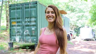 LIFE OFF THE GRID | Coyotes Outside My Door + Container Cabin Build!