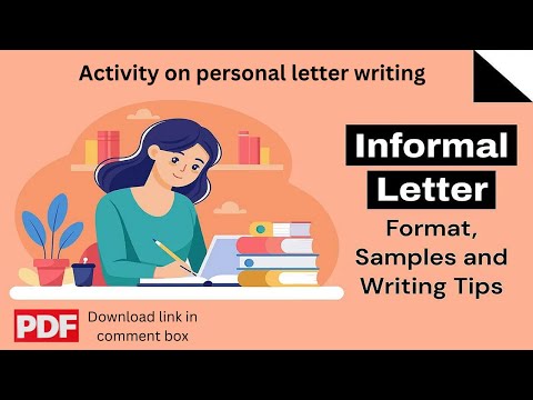 Activity on personal letter writing | Personal letter writing | how to write personal letter?