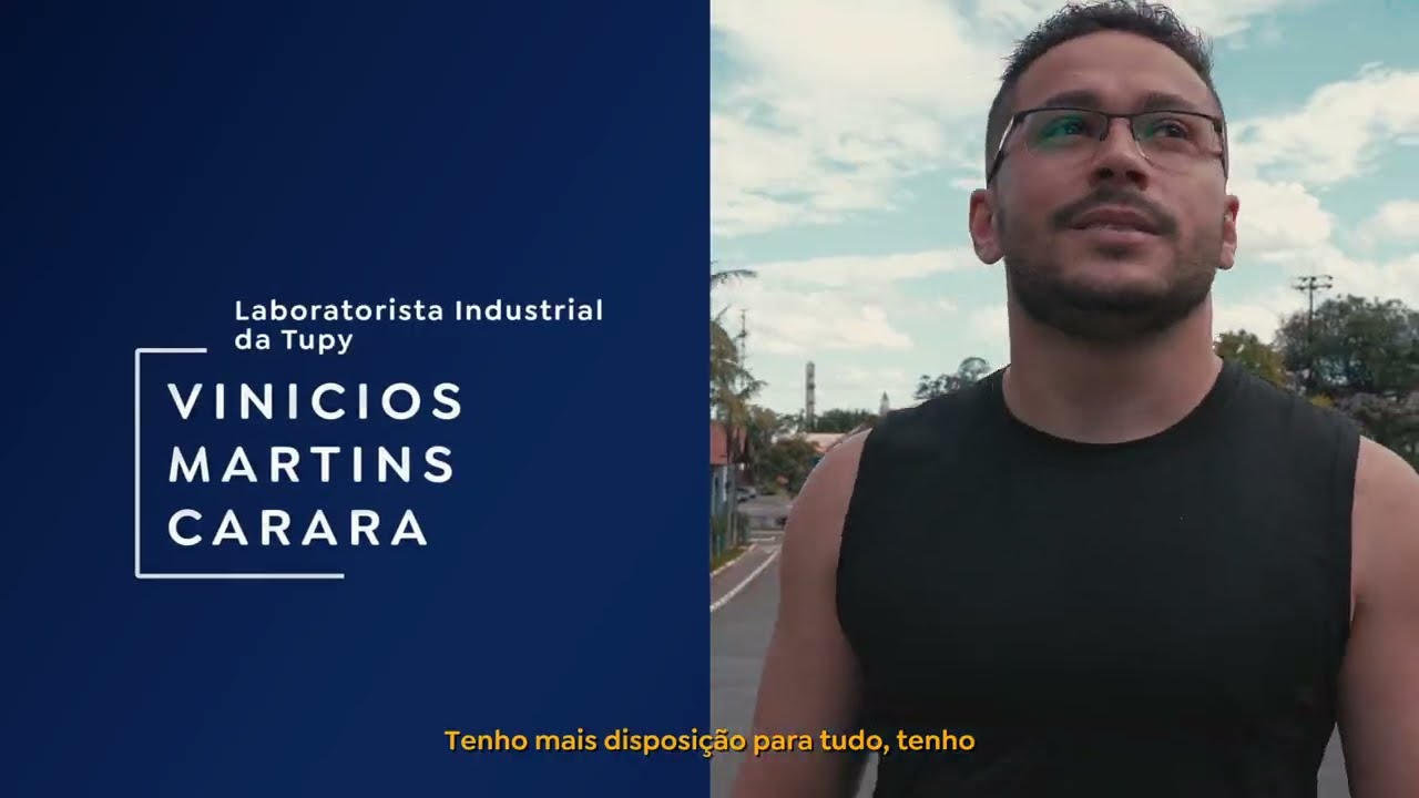 Motivos para trabalhar na indústria – Ep.9: Vinicios Carara, laboratorista industrial da Tupy – Fonte: FIESC