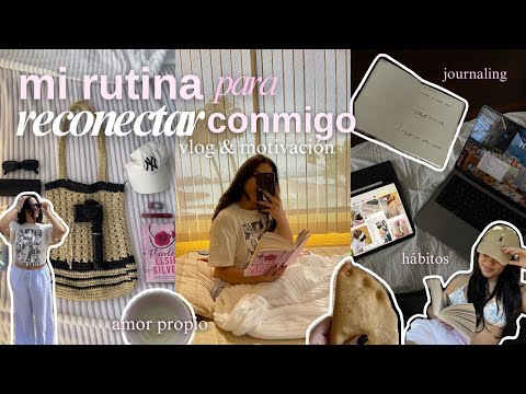 Mi rutina para reconectar conmigo 🎀🎧🌞 amor propio, workout, hábitos, motivación, cuidado personal