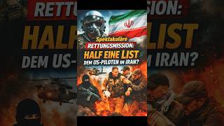 Spektakuläre Rettungsmission: Half eine List dem US-Piloten im Iran?
