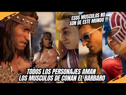 Todos los Personajes Aman los Musculos de Conan el Barbaro Mortal Kombat 1 Khaos Reigns