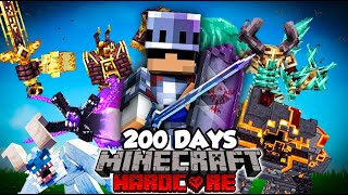 I Survive 200 Days in L_Ender Mod Minecraft Hardcore 