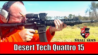 The Desert Tech Quattro-15 with 53 Round Quad Stack Mag