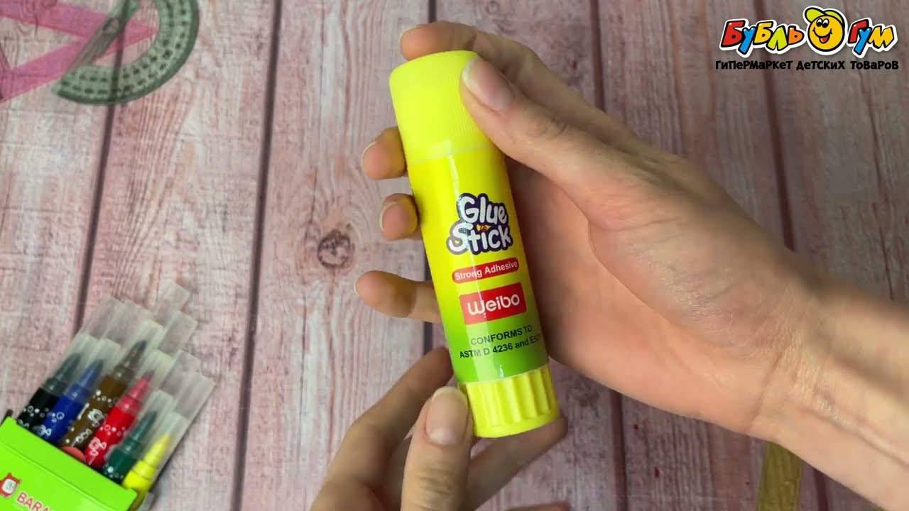 Клей-карандаш Weibo 36г - видео