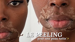 LE PEELING POUR UNE PEAU PLUS NETTE✨
