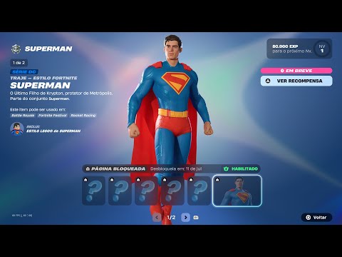 PASSE DE BATALHA COMPLETO -  Fortnite Temporada Super