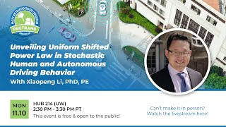 Unveiling Uniform Shifted Power Law in Stochastic Human and Autonomous Driving Behavior