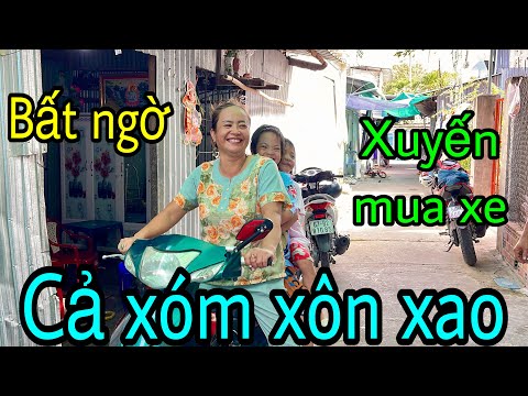 Xuyến mua xe cả xóm xôn xao
