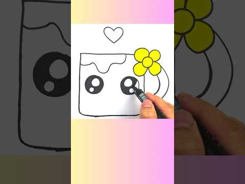Çok sevimli bardak çizimi #kolayçizimler #howtodraw #easydrawing #shortvideo #çizim #cutecuple #art