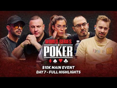WSOP Main Event Day 7 - Maximum Will Kassouf Drama & Epic Showdowns!