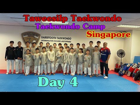Day 4 Taekwondo Camp in Singapore #taweesilp_taekwondo_thailand #taekwondo #taekwondotraining