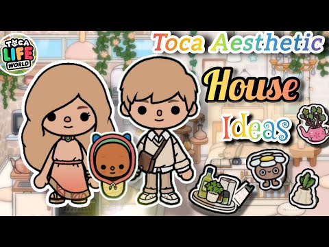 Toca Aesthetic House Ideas| Toca Boca asthetic house ideas| Aesthetic Decor ideas|toca House design