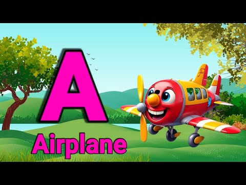 "ABC Alphabet Learning for Kids | A for Airplane, B for Banana, C for Car | Kidsnnshow"