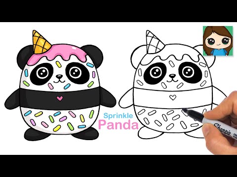 How to Draw Sprinkle Panda 🍦 Moriah Elizabeth