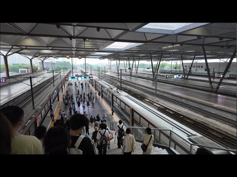 Khủng khiếp : Ga tàu siêu to khổng lồ quy mô sân bay của Hàng Châu