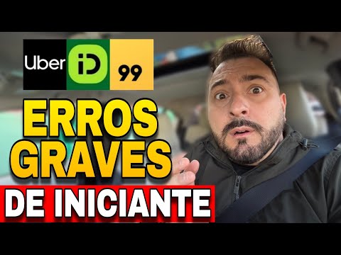 🎯 ERROS FATAIS QUE TODO INICIANTE COMETE NOS APLICATIVOS UBER, 99 POP E INDRIVE