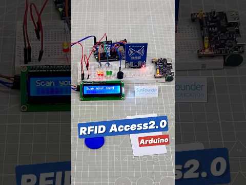 Make Your Own RFID Entry System in Minutes! 🔧💳 #arduino #ultrasound #arduinoproject