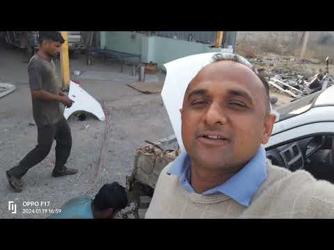 WagonR gadi ka aage ka hissa building karte hue dekhiae/gas building engine ko niche utaar kar