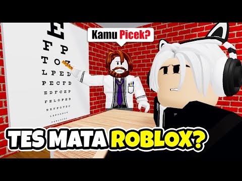 JANGAN BERKEDIP! AKU IKUT UJIAN MATA DI ROBLOX DAN MATAKU TERNYATA PICEK? 🥲 | Roblox Eye Test 👀