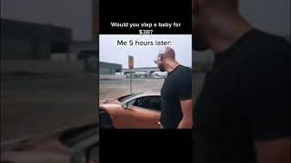 Would u slap a baby for 3B$ 🤣 #andrewtate #bugatti #whatcolorisyourbugatti