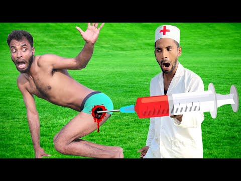 Funniest Fun Comedy Video 2025amazing Injection Wala Doctor Comedy Video EP 147 By @funtv22