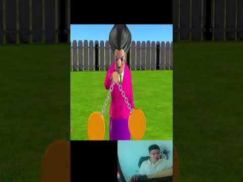 Squid Game Granny and 3 Neighbor Try Clackers Level Max with honeycomb candy shape Challenge #shorts
