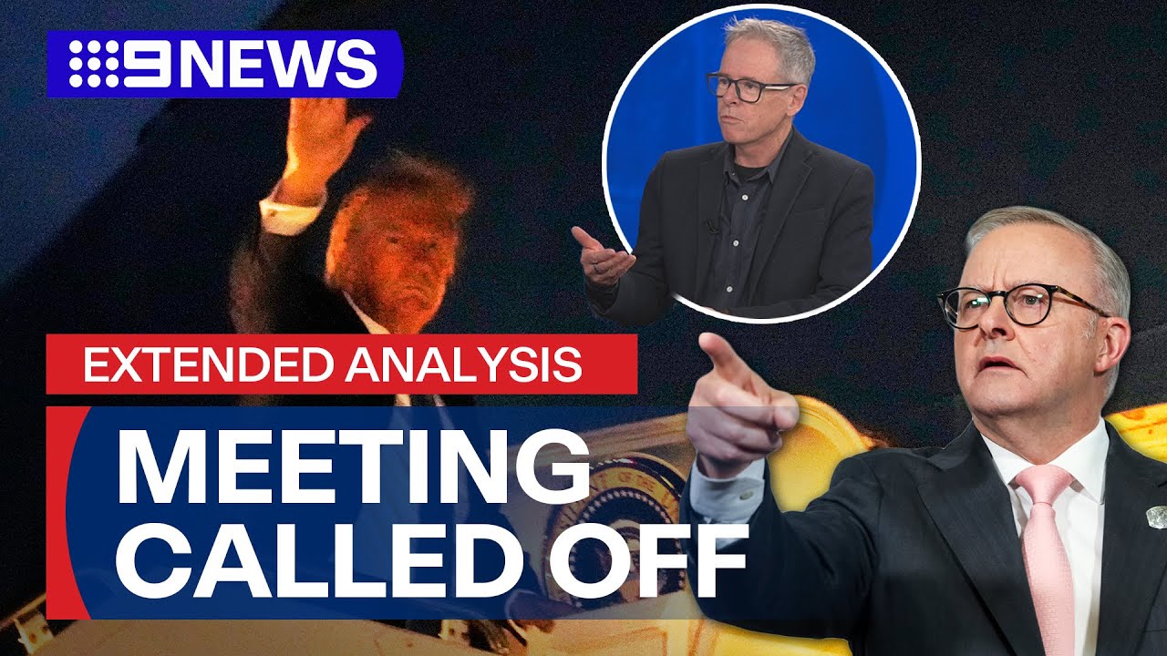 What does Trump’s early G7 departure mean for Australia? | Extended Interview | 9 News Australia
