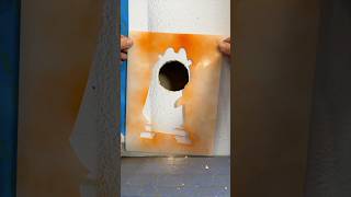 Dad fixes kid's bedroom wall!