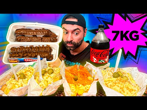 R$4000 se comer TUDO! Hotdog, churros + 2 LITROS de Coca! *7KG*