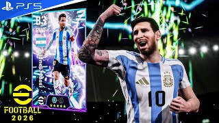 شكل تفتيح باكات efootball 2026  #efootball2026 #messi