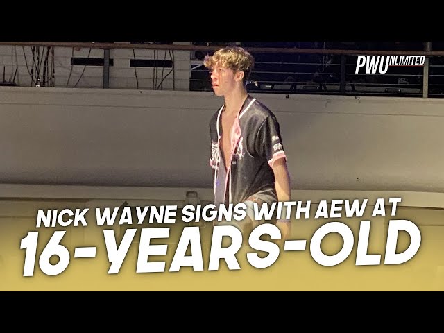 Nick Wayne Signs With AEW At 16-Years-Old