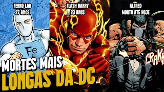 AS MORTES MAIS IMPORTANTES e DEFINITIVAS DO UNIVERSO DC