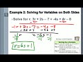 Solving Literal Equations in Saxon Algebra 1