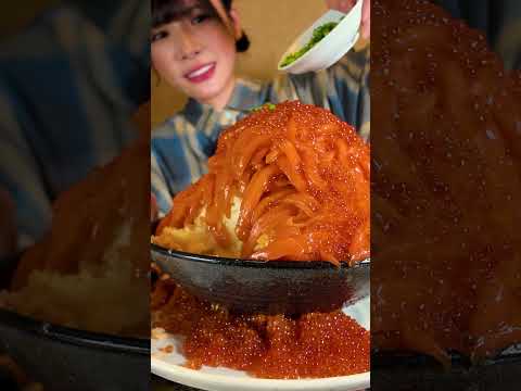 【大食い】いくら丼5000g!? 史上最大級の爆食してみた結果【海老原まよい】