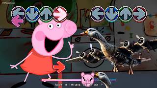 FNF Bombombini Gusini MEME VS Peppa All Sings Bacon song - BRAINROT ANIMALS MEME Friday Night Funkin