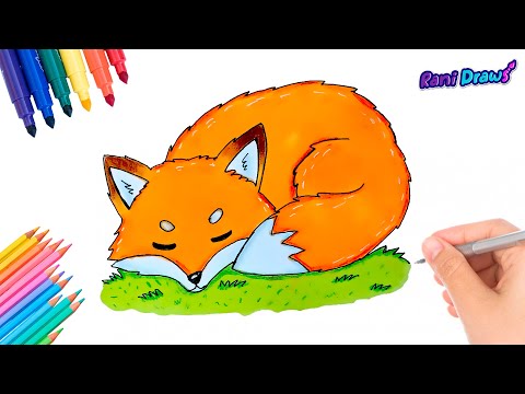 CÓMO DIBUJAR ZORRO FÁCIL | dibujo fácil Paso a paso 🦊