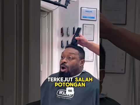 Ketika Tukang Cukur Salah Potong😭⁉️