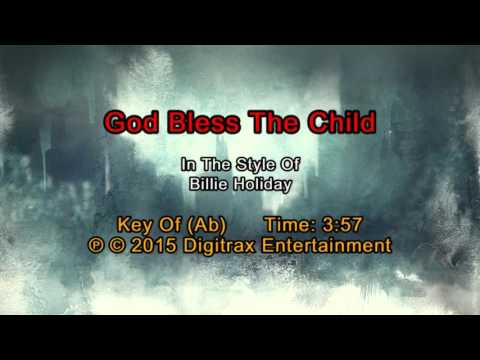 Billie Holliday – God Bless The Child (Backing Track)