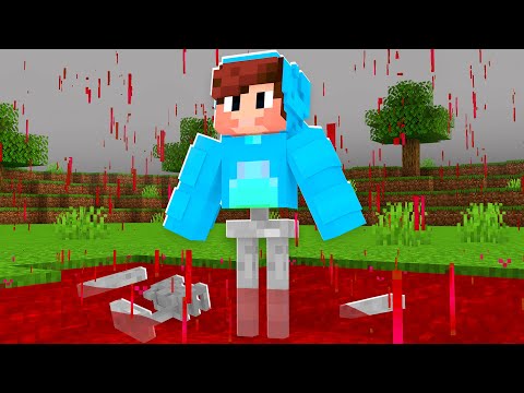 Asusté A Mi Amigo con Lluvia de Sangre en Minecraft